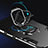Funda Bumper Silicona y Plastico Mate Carcasa con Magnetico Anillo de dedo Soporte S08 para Samsung Galaxy S22 Plus 5G