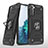 Funda Bumper Silicona y Plastico Mate Carcasa con Magnetico Anillo de dedo Soporte T04 para Samsung Galaxy S23 Plus 5G