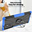 Funda Bumper Silicona y Plastico Mate Carcasa con Magnetico Anillo de dedo Soporte T08 para Samsung Galaxy S24 Ultra 5G