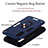 Funda Bumper Silicona y Plastico Mate Carcasa con Magnetico Anillo de dedo Soporte Y01B para Samsung Galaxy A2 Core A260F A260G