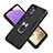Funda Bumper Silicona y Plastico Mate Carcasa con Magnetico Anillo de dedo Soporte Y01B para Samsung Galaxy A32 5G