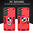 Funda Bumper Silicona y Plastico Mate Carcasa con Magnetico Anillo de dedo Soporte Y01B para Samsung Galaxy S23 Plus 5G