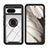 Funda Bumper Silicona y Plastico Mate Carcasa con Magnetico Anillo de dedo Soporte YB1 para Google Pixel 8 5G