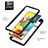 Funda Bumper Silicona y Plastico Mate Carcasa con Magnetico Anillo de dedo Soporte YB1 para Samsung Galaxy A51 5G