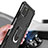 Funda Bumper Silicona y Plastico Mate Carcasa con Magnetico Anillo de dedo Soporte YF1 para Samsung Galaxy M60s