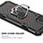 Funda Bumper Silicona y Plastico Mate Carcasa con Magnetico Anillo de dedo Soporte YF1 para Samsung Galaxy M60s