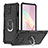 Funda Bumper Silicona y Plastico Mate Carcasa con Magnetico Anillo de dedo Soporte YF1 para Samsung Galaxy M80S