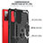 Funda Bumper Silicona y Plastico Mate Carcasa con Magnetico Anillo de dedo Soporte YF1 para Samsung Galaxy S20 FE 4G