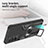 Funda Bumper Silicona y Plastico Mate Carcasa con Magnetico Anillo de dedo Soporte ZL1 para Samsung Galaxy A52 4G