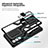 Funda Bumper Silicona y Plastico Mate Carcasa con Magnetico Anillo de dedo Soporte ZL1 para Samsung Galaxy Note 20 Ultra 5G