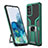 Funda Bumper Silicona y Plastico Mate Carcasa con Magnetico Anillo de dedo Soporte ZL1 para Samsung Galaxy S20 Plus