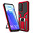 Funda Bumper Silicona y Plastico Mate Carcasa con Magnetico Anillo de dedo Soporte ZL1 para Xiaomi Mi 10T 5G