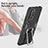 Funda Bumper Silicona y Plastico Mate Carcasa con Magnetico Anillo de dedo Soporte ZL1 para Xiaomi Redmi Note 10 Pro Max