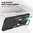 Funda Bumper Silicona y Plastico Mate Carcasa con Magnetico Anillo de dedo Soporte ZL1 para Xiaomi Redmi Note 10S 4G