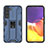 Funda Bumper Silicona y Plastico Mate Carcasa con Magnetico Soporte A03 para Samsung Galaxy S21 5G