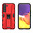 Funda Bumper Silicona y Plastico Mate Carcasa con Magnetico Soporte A03 para Samsung Galaxy S21 FE 5G