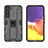 Funda Bumper Silicona y Plastico Mate Carcasa con Magnetico Soporte A03 para Samsung Galaxy S23 Plus 5G