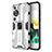 Funda Bumper Silicona y Plastico Mate Carcasa con Magnetico Soporte KC1 para Huawei P60 Pro