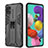 Funda Bumper Silicona y Plastico Mate Carcasa con Magnetico Soporte KC1 para Samsung Galaxy M40S