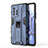 Funda Bumper Silicona y Plastico Mate Carcasa con Magnetico Soporte KC1 para Xiaomi Mi 11T 5G