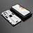 Funda Bumper Silicona y Plastico Mate Carcasa con Magnetico Soporte KC1 para Xiaomi Mi Mix 4 5G