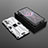 Funda Bumper Silicona y Plastico Mate Carcasa con Magnetico Soporte KC1 para Xiaomi Poco F3 GT 5G