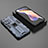 Funda Bumper Silicona y Plastico Mate Carcasa con Magnetico Soporte KC1 para Xiaomi Poco X4 NFC