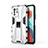 Funda Bumper Silicona y Plastico Mate Carcasa con Magnetico Soporte KC1 para Xiaomi Redmi Note 10 Pro 5G