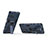 Funda Bumper Silicona y Plastico Mate Carcasa con Magnetico Soporte KC1 para Xiaomi Redmi Note 10 Pro Max