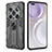 Funda Bumper Silicona y Plastico Mate Carcasa con Magnetico Soporte KC2 para Huawei Honor Magic4 Pro 5G