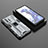 Funda Bumper Silicona y Plastico Mate Carcasa con Magnetico Soporte KC2 para Xiaomi Mi 11T 5G