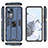 Funda Bumper Silicona y Plastico Mate Carcasa con Magnetico Soporte KC2 para Xiaomi Mi 12T 5G