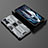 Funda Bumper Silicona y Plastico Mate Carcasa con Magnetico Soporte KC2 para Xiaomi Poco F4 GT 5G