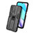 Funda Bumper Silicona y Plastico Mate Carcasa con Magnetico Soporte KC2 para Xiaomi Redmi 10 4G