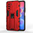 Funda Bumper Silicona y Plastico Mate Carcasa con Magnetico Soporte KC2 para Xiaomi Redmi K40 Pro+ Plus 5G