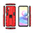 Funda Bumper Silicona y Plastico Mate Carcasa con Magnetico Soporte KC2 para Xiaomi Redmi Note 10T 5G