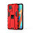 Funda Bumper Silicona y Plastico Mate Carcasa con Magnetico Soporte KC3 para Realme 8s 5G