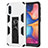 Funda Bumper Silicona y Plastico Mate Carcasa con Magnetico Soporte MQ1 para Samsung Galaxy A10e