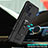Funda Bumper Silicona y Plastico Mate Carcasa con Magnetico Soporte MQ1 para Samsung Galaxy A21s