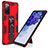 Funda Bumper Silicona y Plastico Mate Carcasa con Magnetico Soporte MQ1 para Samsung Galaxy S20 FE 4G