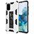 Funda Bumper Silicona y Plastico Mate Carcasa con Magnetico Soporte MQ1 para Samsung Galaxy S20 Plus