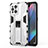 Funda Bumper Silicona y Plastico Mate Carcasa con Magnetico Soporte para Oppo Find X3 Pro 5G