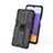 Funda Bumper Silicona y Plastico Mate Carcasa con Magnetico Soporte para Samsung Galaxy A22 4G