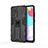 Funda Bumper Silicona y Plastico Mate Carcasa con Magnetico Soporte para Samsung Galaxy A52 4G