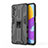 Funda Bumper Silicona y Plastico Mate Carcasa con Magnetico Soporte para Samsung Galaxy M52 5G