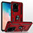 Funda Bumper Silicona y Plastico Mate Carcasa con Magnetico Soporte para Samsung Galaxy S20 Ultra 5G