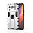 Funda Bumper Silicona y Plastico Mate Carcasa con Magnetico Soporte para Xiaomi Mi 11 Ultra 5G