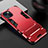 Funda Bumper Silicona y Plastico Mate Carcasa con Soporte A01 para Apple iPhone 13