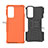 Funda Bumper Silicona y Plastico Mate Carcasa con Soporte A01 para Motorola Moto Edge Lite 5G