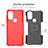 Funda Bumper Silicona y Plastico Mate Carcasa con Soporte A01 para Motorola Moto G Play (2023)